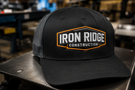 image of construction company cap